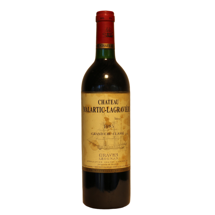 Château Malartic Lagravière - 1985 rouge - Grand Cru Classé - Bordeaux Graves Pessac Léognan